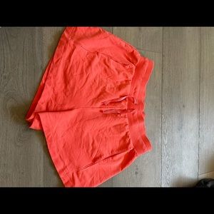 Coral workout shorts!